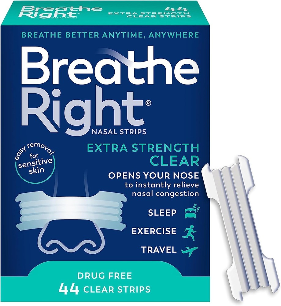 Instant Relief Nasal Strips - Extra Strength & Flexible Design for Any Setting