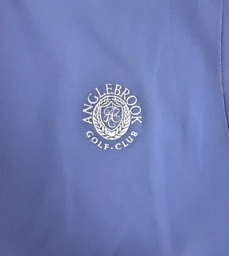 Donald Ross BLUE Vest Half Zip Performance Golf Pullover Mens Size SMALL,