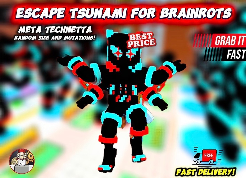 ROBLOX META TECHNETTA ESCAPE TSUNAMI FOR BRAINROTS