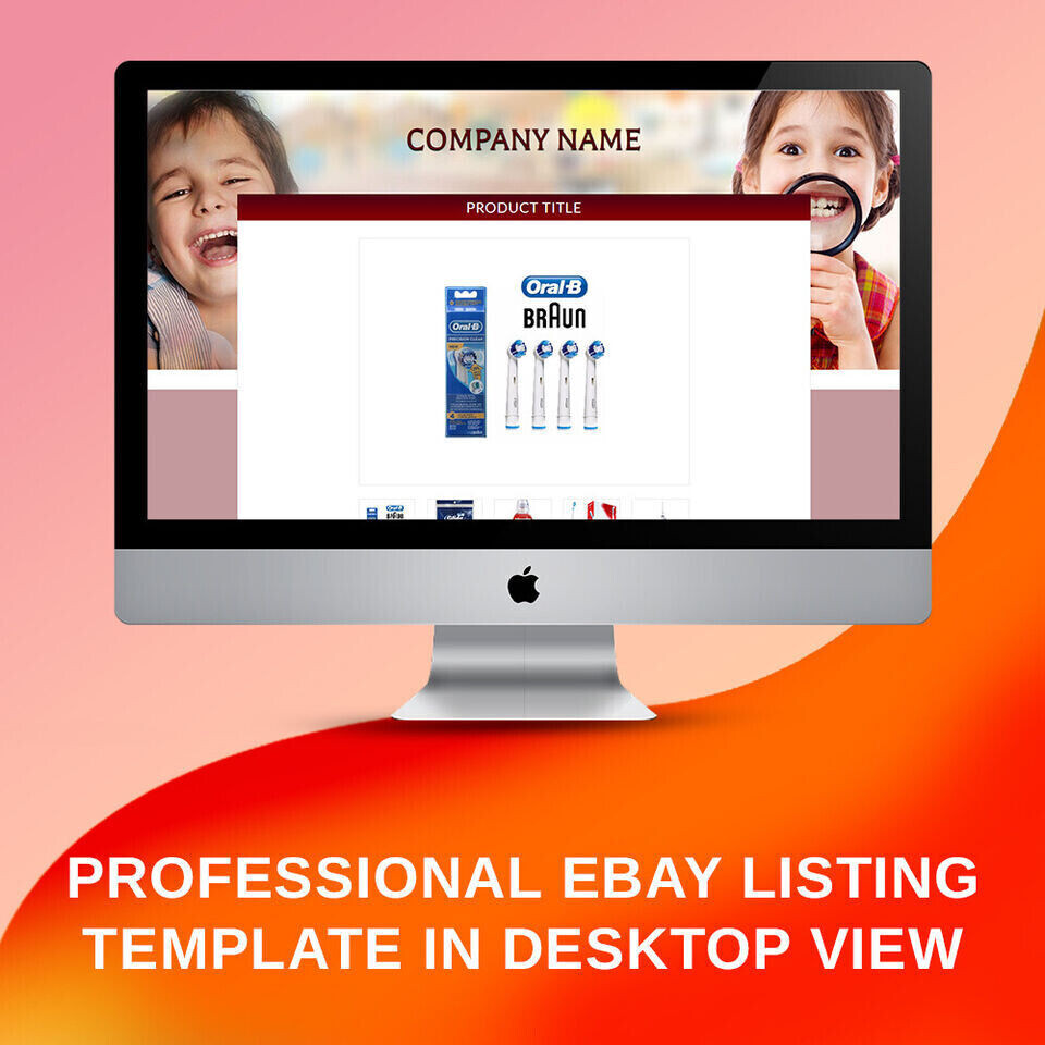 Professional eBay Templates Mobile Responsive eBay Listing Auction Template 2019