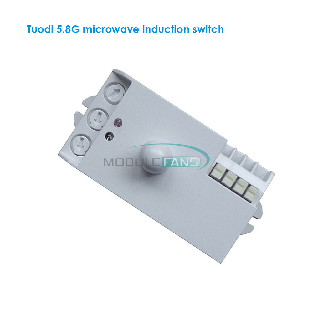 AC85-250V 5.8Ghz Microwave Radar Sensor Switch Motion Detection Light Switch