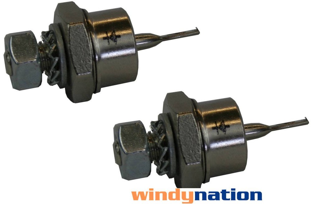 (2 pcs) WIND GENERATOR TURBINE SOLAR 600 VOLT 40 AMP BLOCKING  STUD DIODE