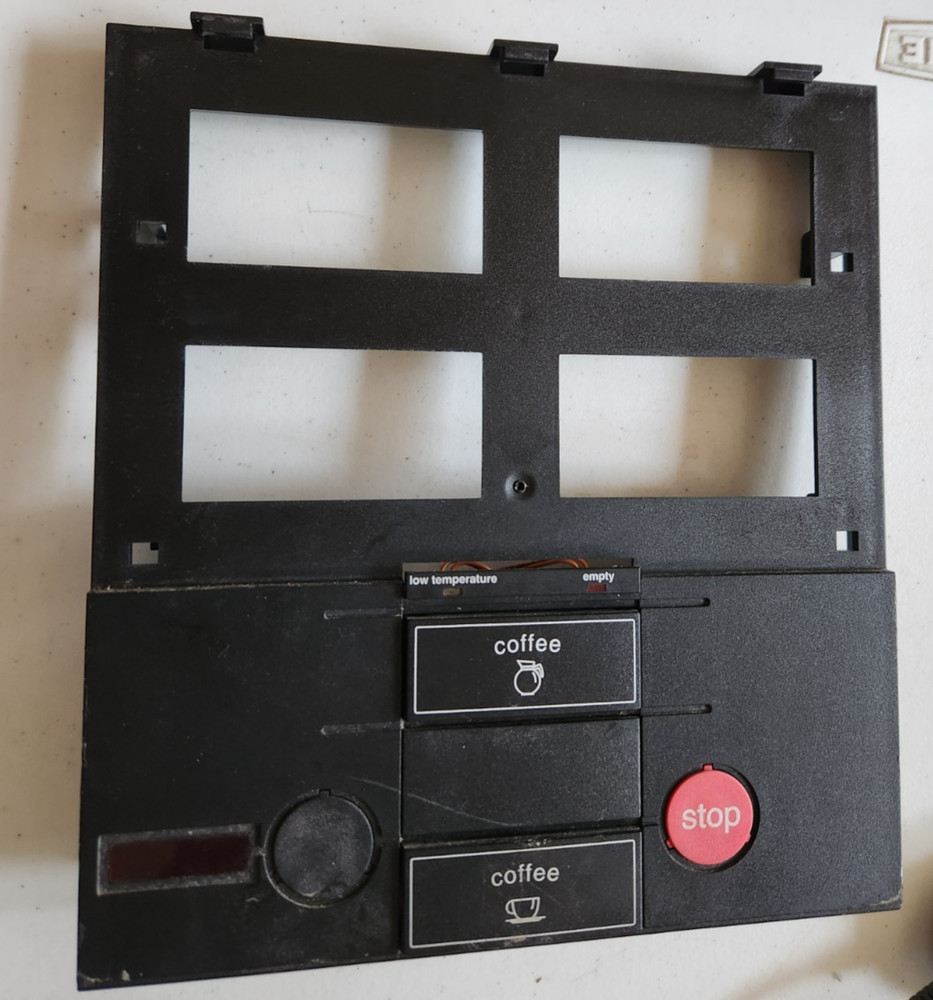Front Buttons & Control Panel for Douwe Egberts Cafitesse 110 Coffee Machine