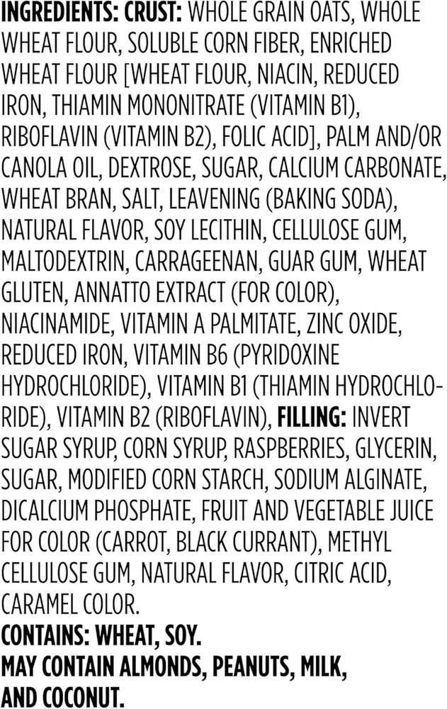 n Grocery, Fruit & Grain Cereal Bars, Raspberry,8 Ct
