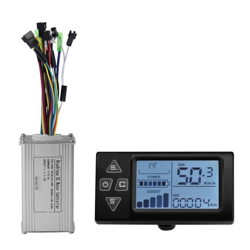 17A Electric Scooter Brushless Controller 2-pins Display 3-mode Controller