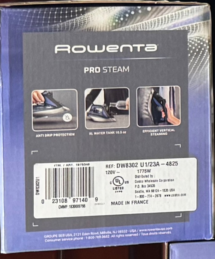 Rowenta SteamForce+ Steam Iron