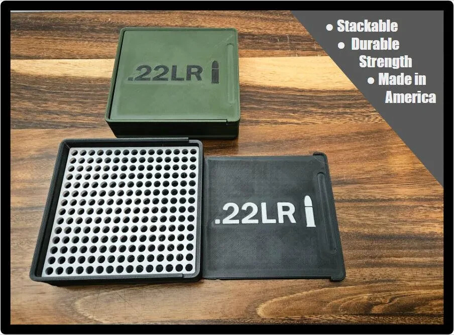22LR Ammo Box Storage - 210 Rounds