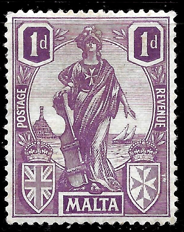 1924 MALTA SC#101  "MALTA"🔥 MH OG VF