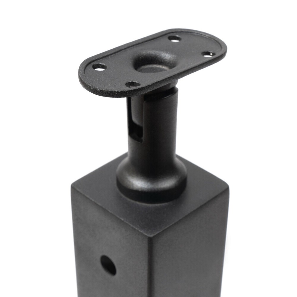 Modern Cable Railing Post Deck Railing 36x2x2" Black Post w/ Pre-Drilled Hole US