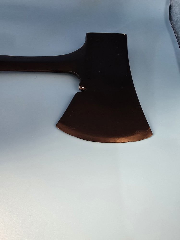 Vtg Eatwig Hatchet axe with Wrapped Leather Handle