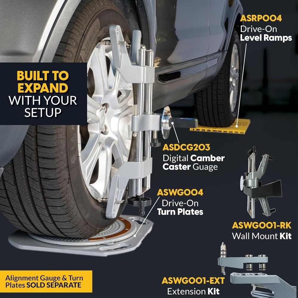 Chrome-Plated Wheel Alignment Tool with High-Precision Grip for Accurate Results