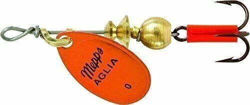 Mepps Plain Aglia Spinners - ORANGE PLATINUM (0)