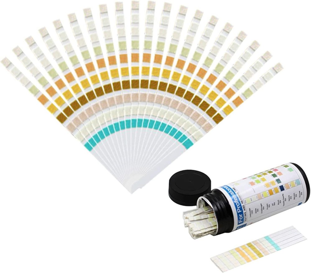 100pcs Urine Test Strips Kit - pH, Ketone, Protein & Routine Testing