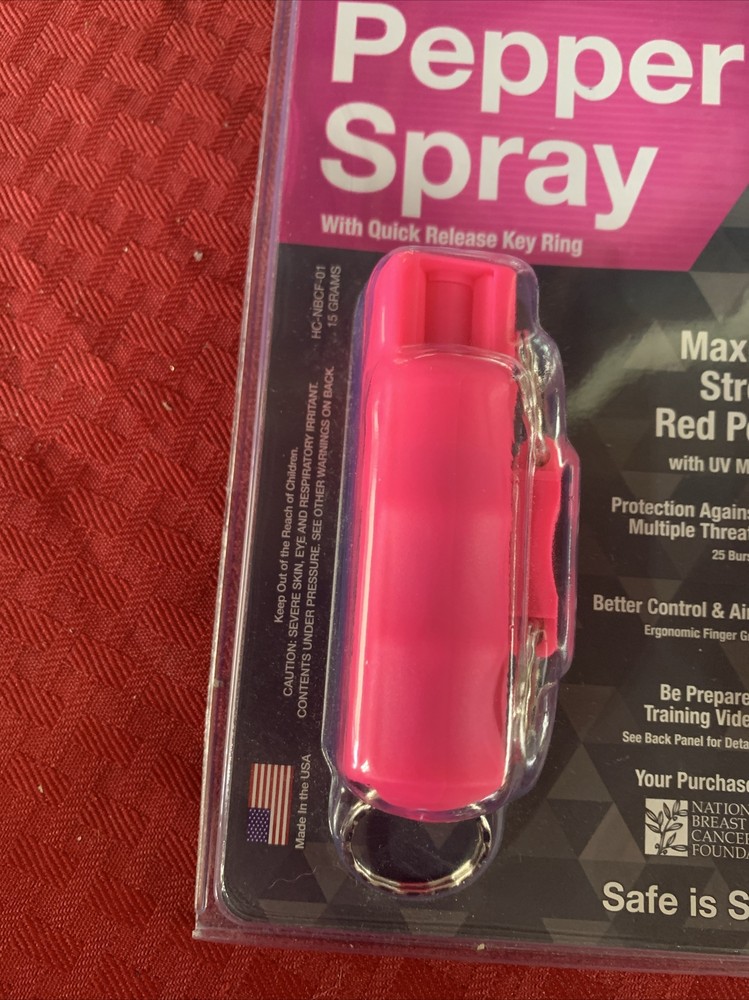 Sabre Pepper Spray With Quick Release Key Ring
