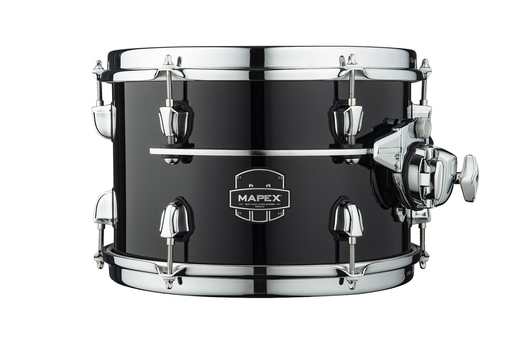 Mapex Saturn Evolution 10x8" Piano Black Lacquer Drum Rack Tom Birch-Walnut NEW