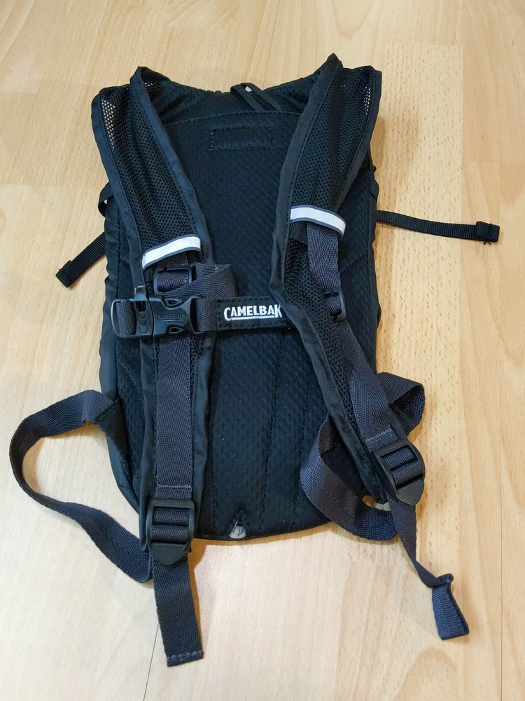 CamelBak Hydration Pack Backpack Mini Mule 1.5L Black Red Flames- No Bladder