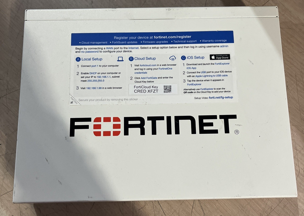 FORTINET FORTIGATE FG-40F NETWORK SWITCH