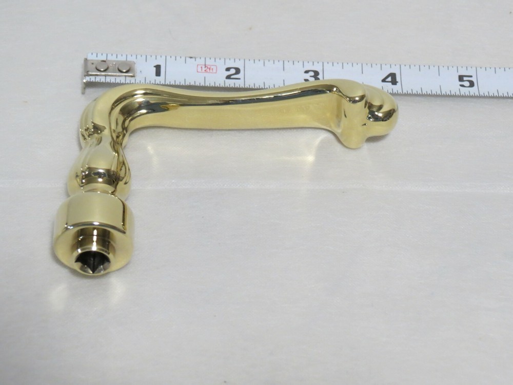 BALDWN DOOR LEVER SET LEVER SOLID BRASS