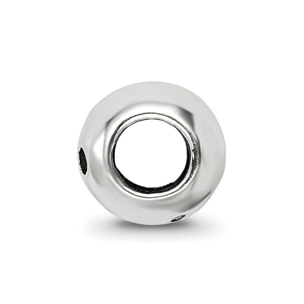 Sterling Silver Bowling Ball Bead Charm