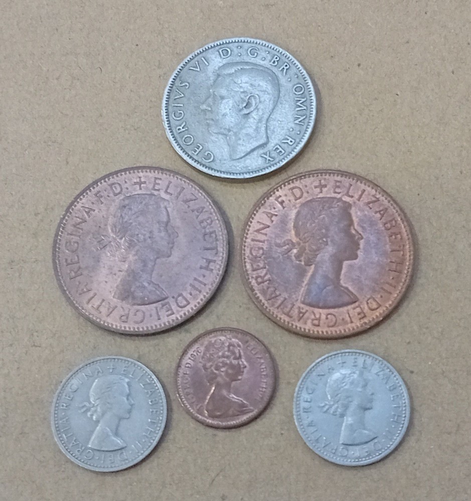 6 X BRITISH COINS