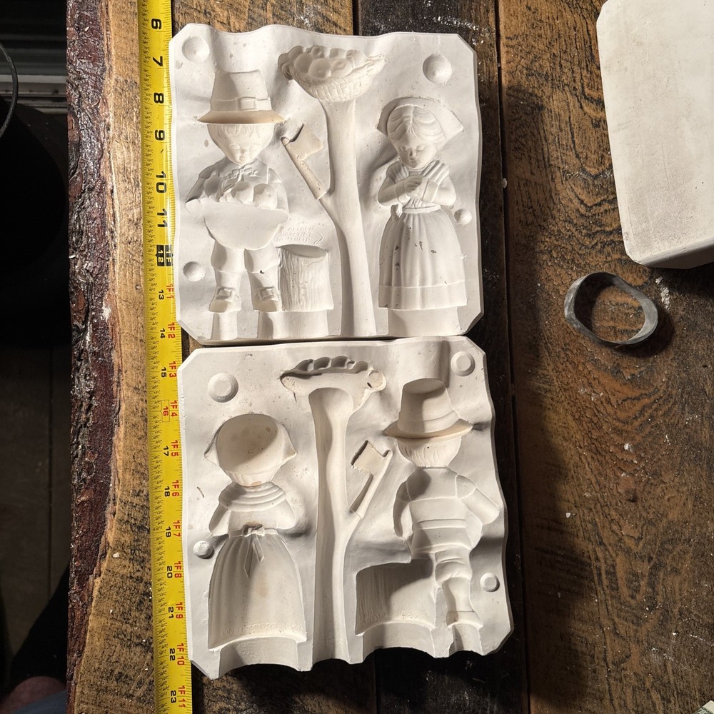 Duncan Dm 480B Pilgrim Couple Ceramic Slip Mold