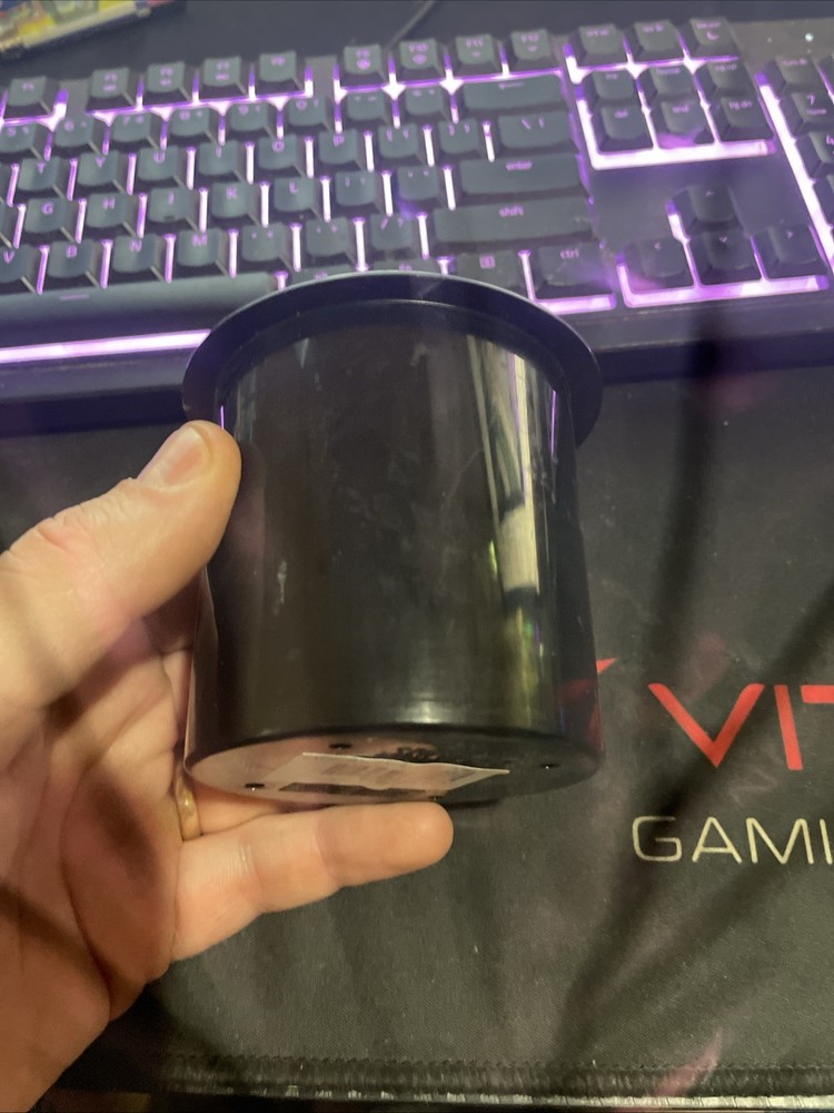 Seadog Black Flush Mount Cup Holder 588010 3"