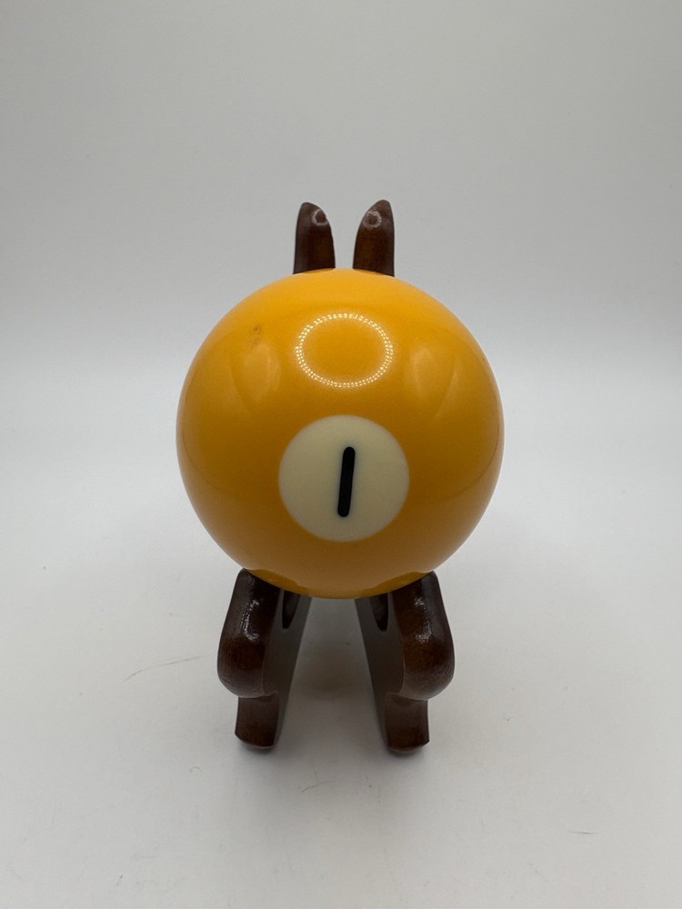 Vintage 2 1/4" Billiard Pool Ball Replacement #1 Solid Yellow