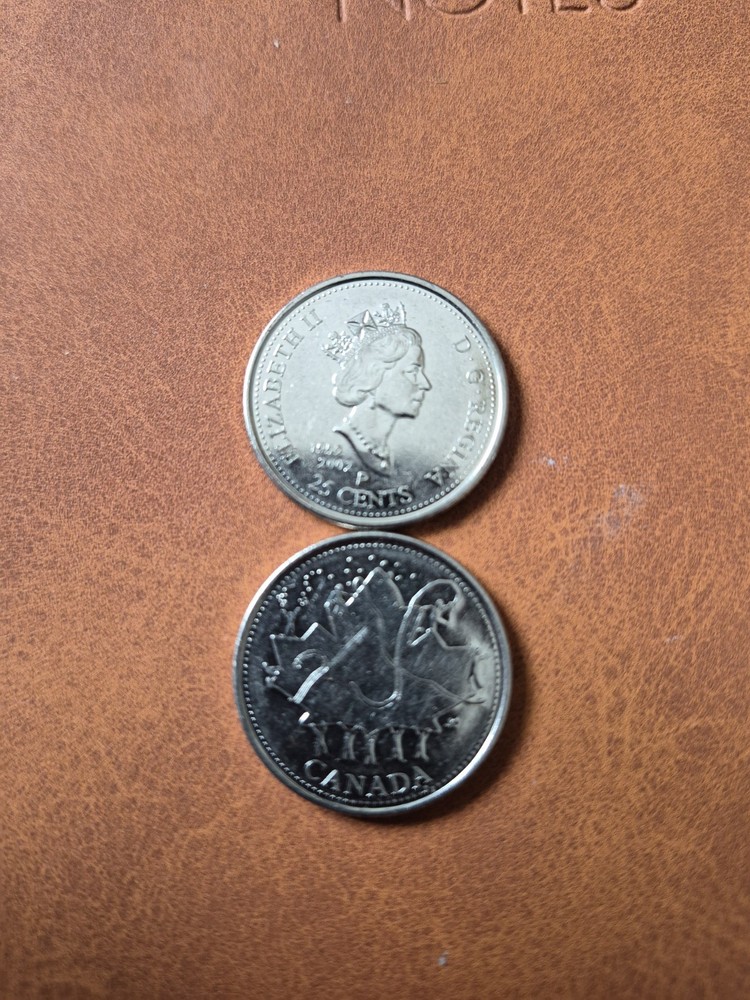 Canada Day 25 Cents 1952--2002