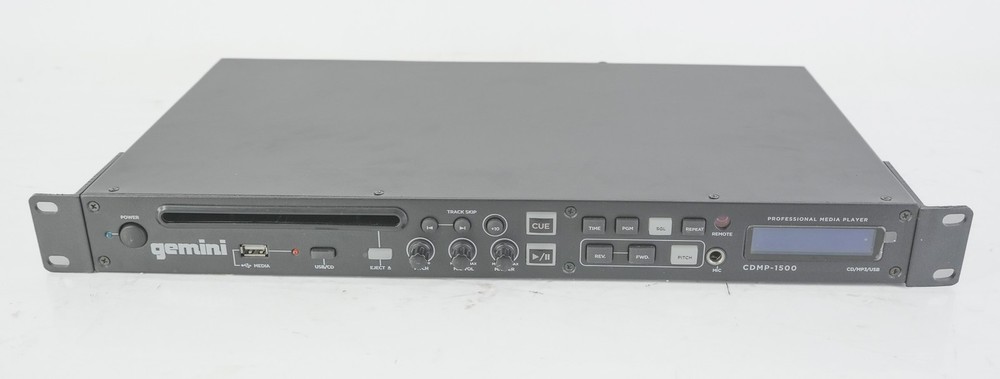 Gemini CDMP-1500 Single 1U CD/MP3/USB Player - ISSUE