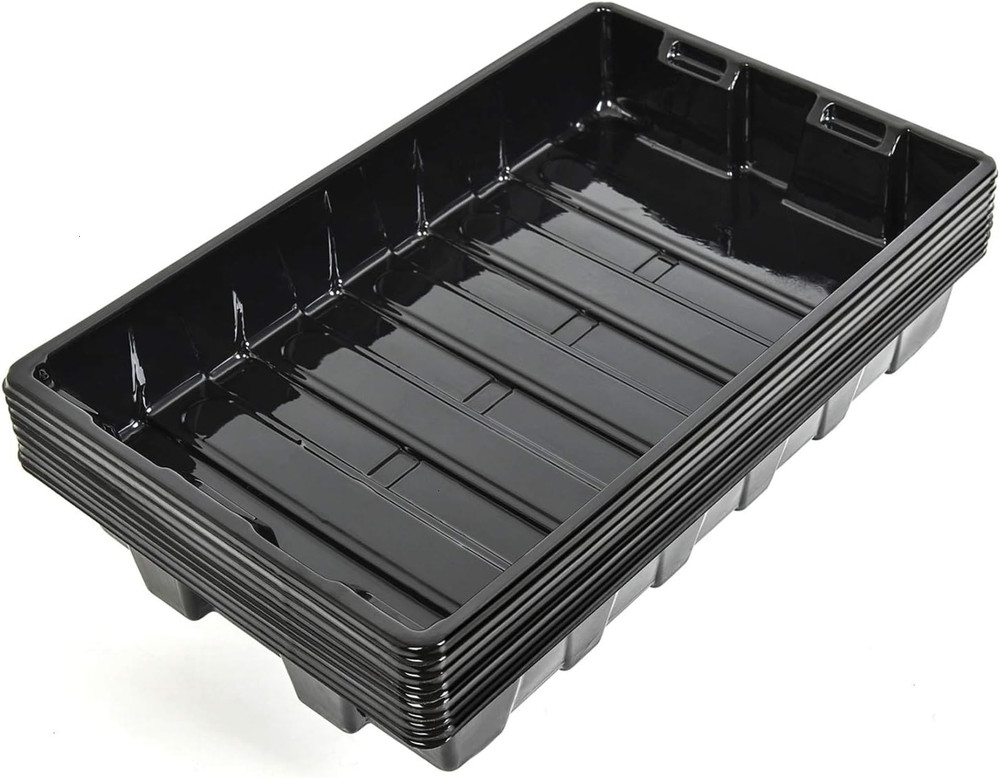 10 Pack Seed Starter Tray Reusable Plastic Plant Seedling Starter Trays Thickene