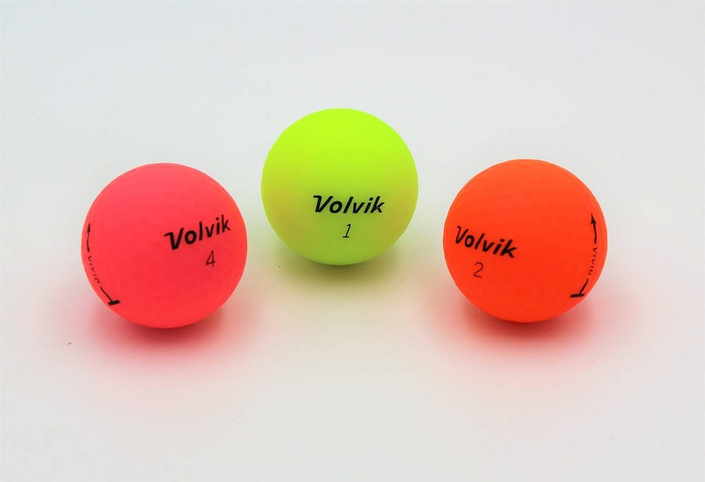 Volvik Vivid Matte Mix AAA (3A) Golf Balls - 48 Pack