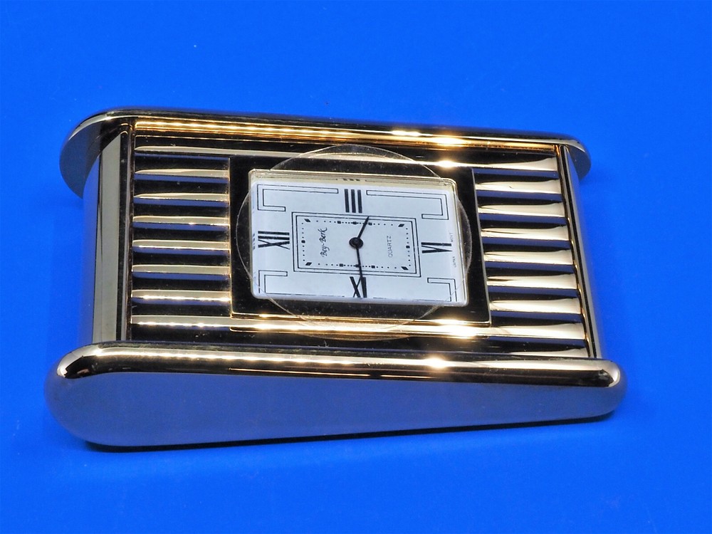 NEW BEY BERK SOLID BRASS DESK CLOCK
