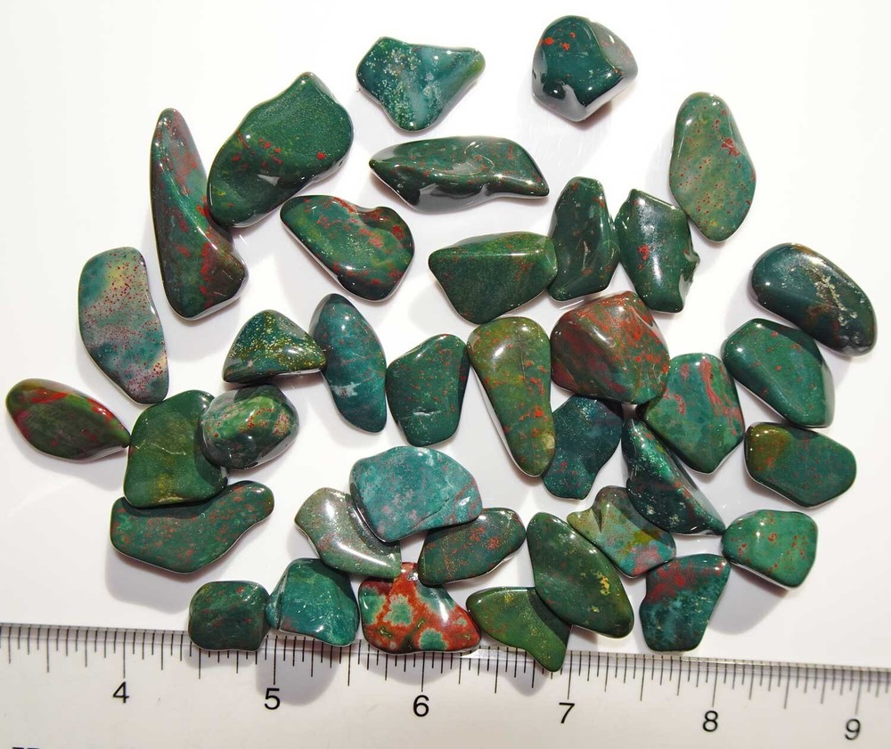 Fancy Jasper - 3 ounces Medium/Small Tumbled Stones rt544b
