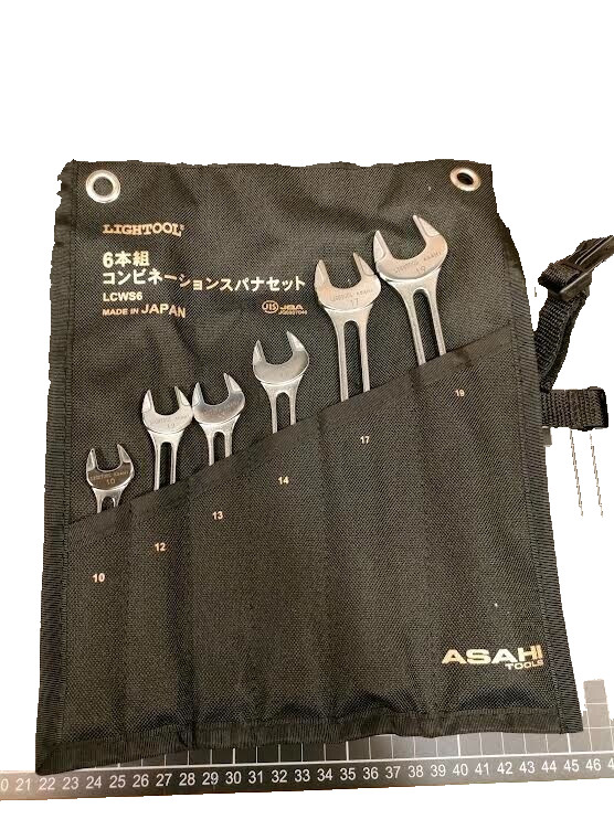 LCWS6 ASH Light Tool Combination Spanner Set 6-chome LCWS6 Japan tools