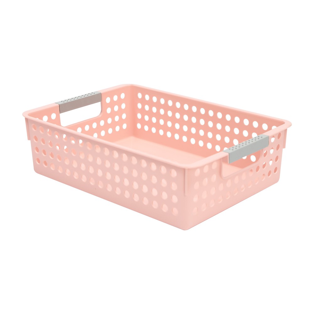 24 Pack Rectangular Classroom Baskets Colorful Organizer Storage Bin Book Baske