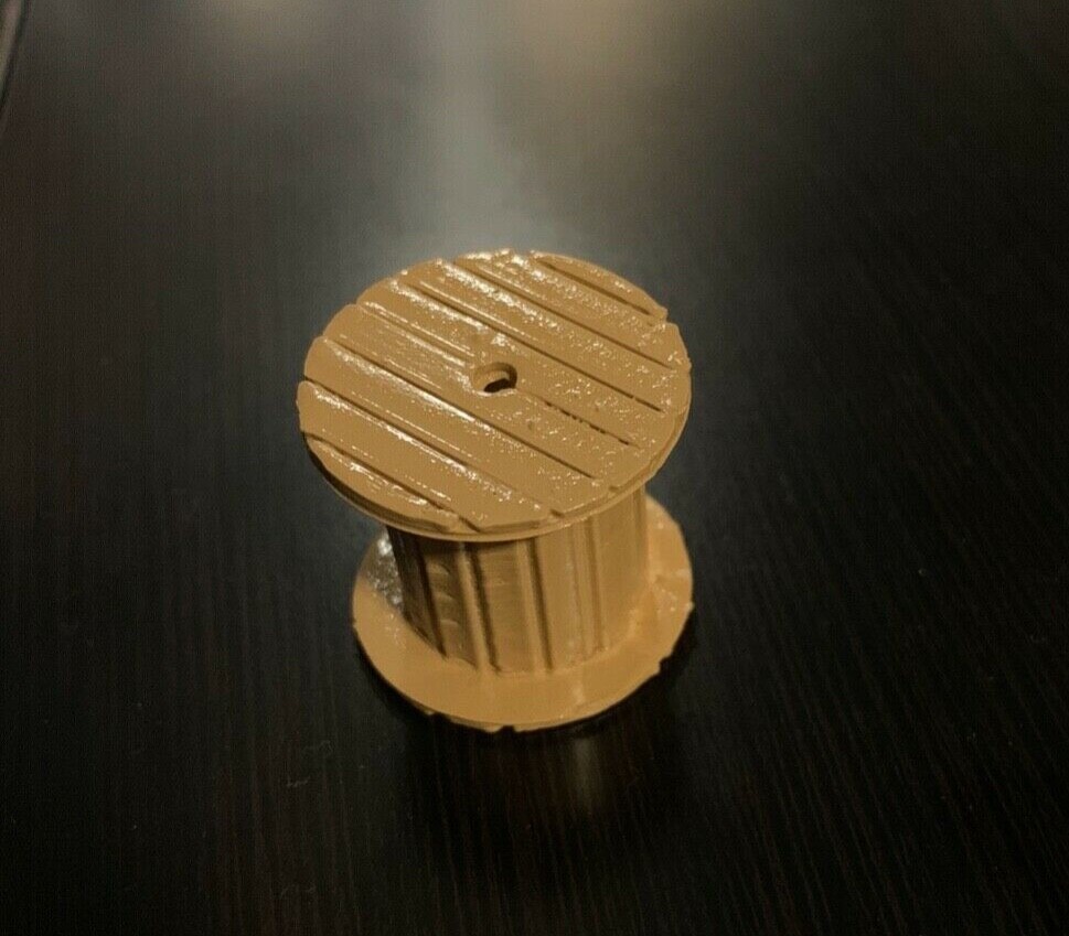 O/S Scale Wooden Spool 2 pack
