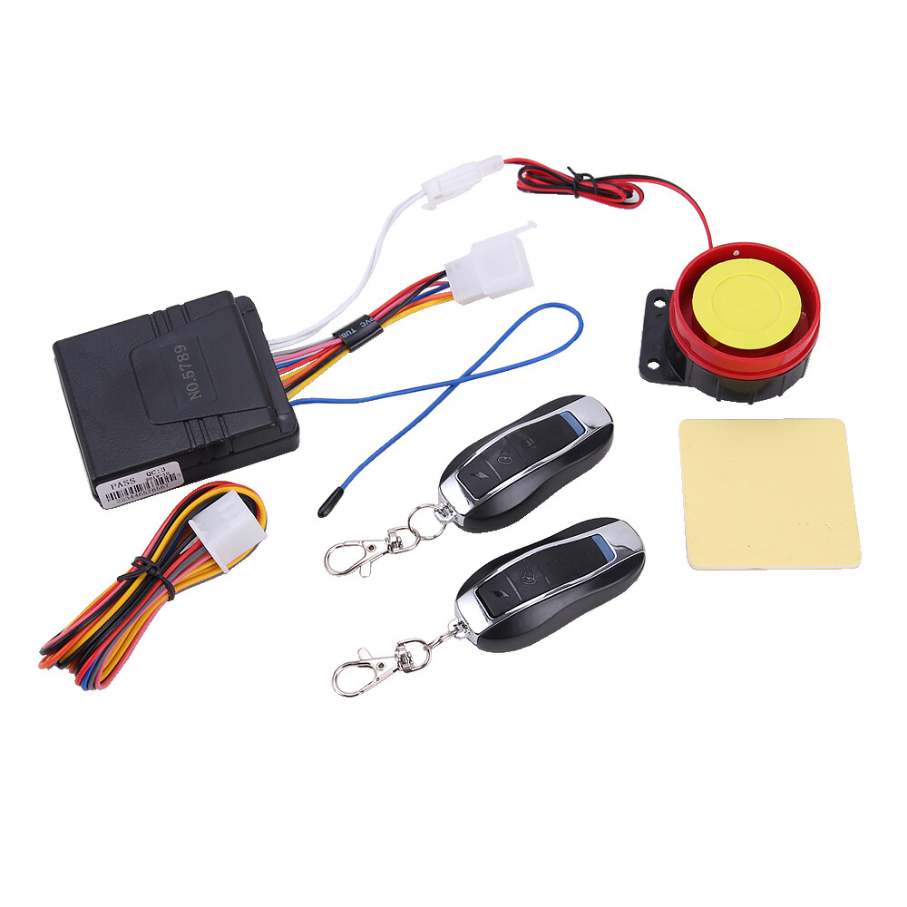 Motor Bike 12V Security Alarm System Anti-theft Remote Control Engine Start