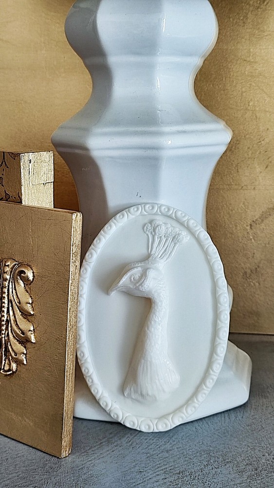 Peacock Medallion in frame Silicone Mold for Resin, chocolate, candy, plaster