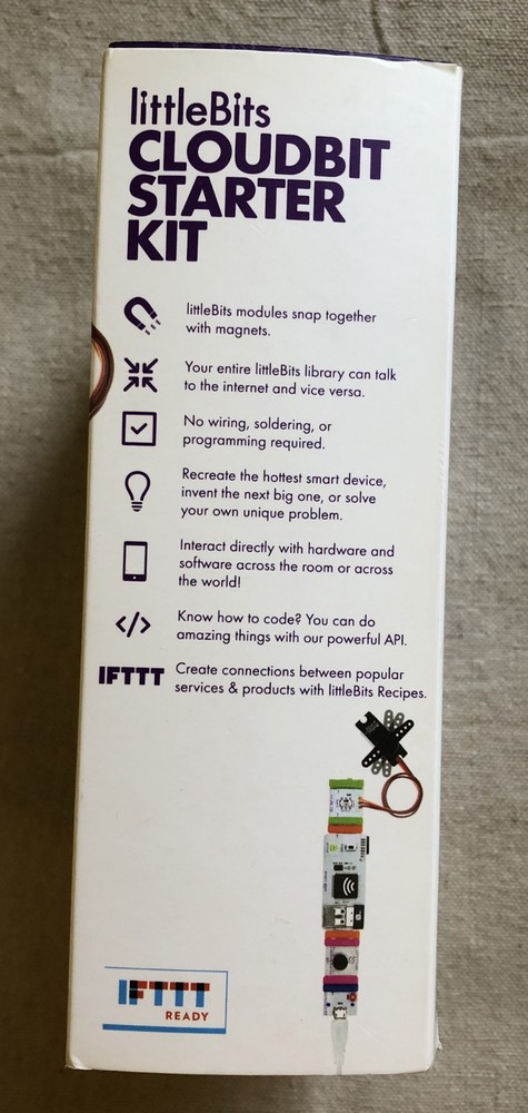 LittleBits CloudBit Starter Kit STEM Learning Electronics Circuitry Smart Device