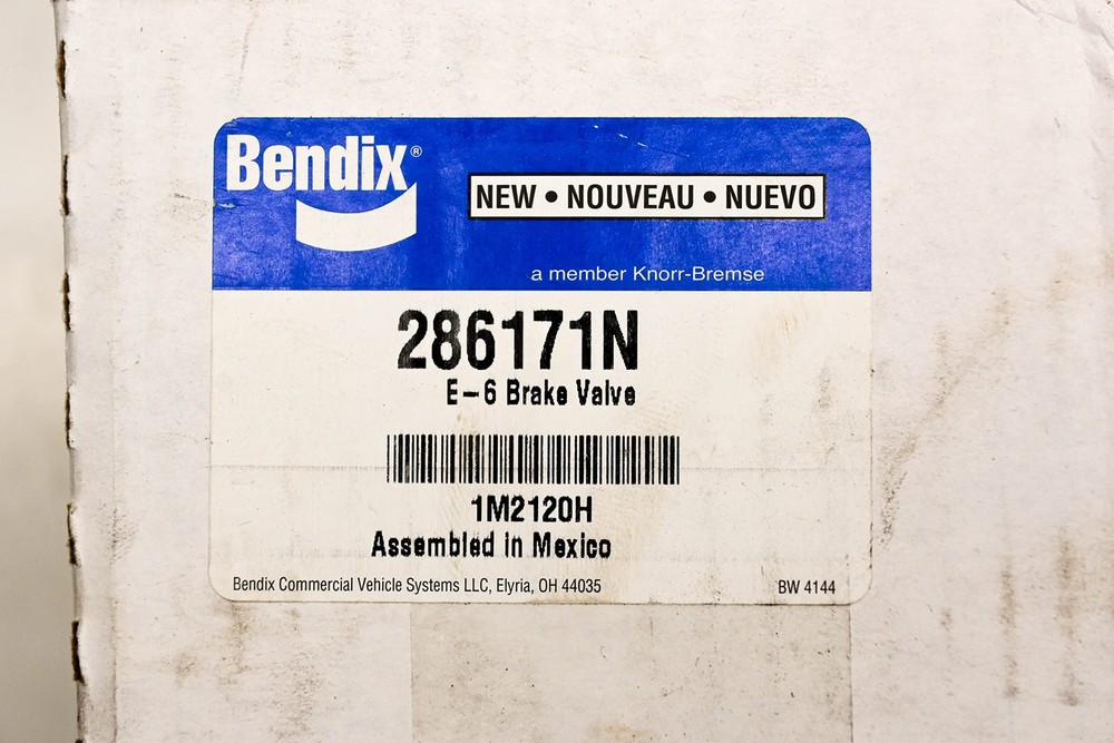 Bendix E-6 Brake Valve 286171N - New