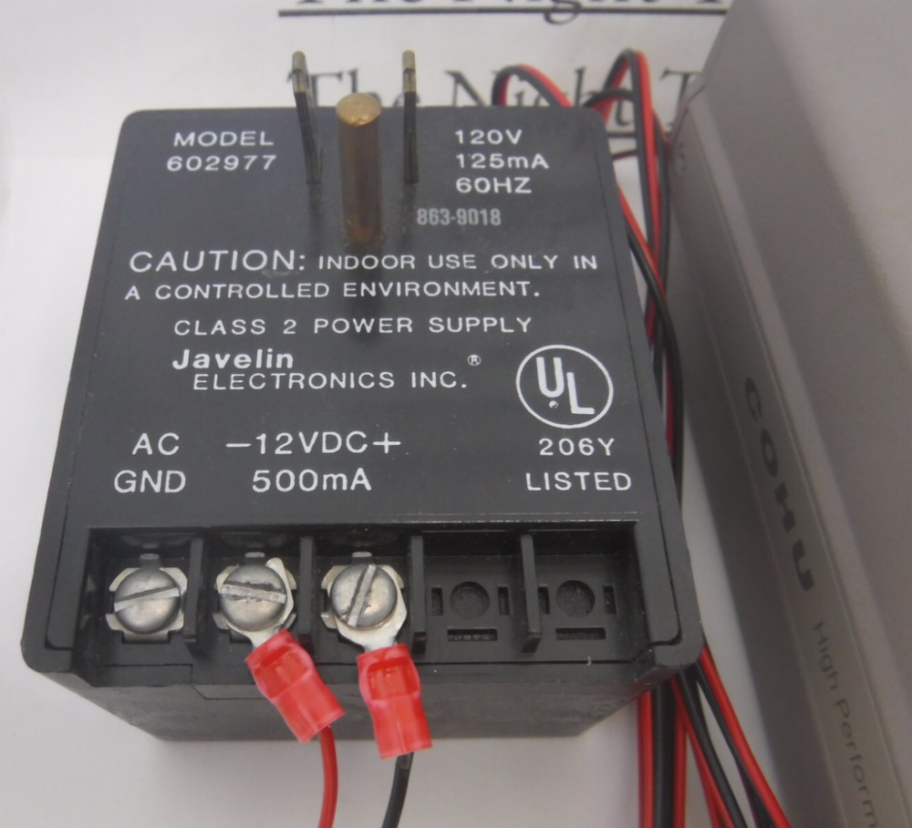 COHU High Performance CCD Camera 4915-2000 w/ Power Supply