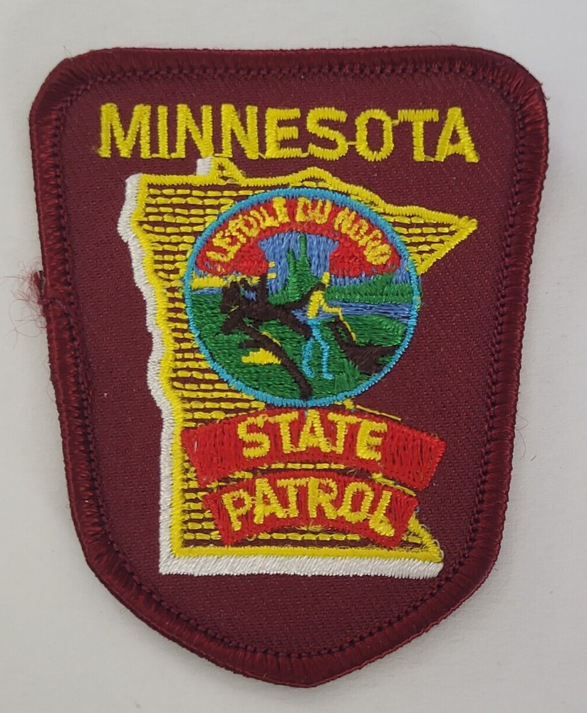 Minnesota State Patrol Patch 3"X2.5" Police