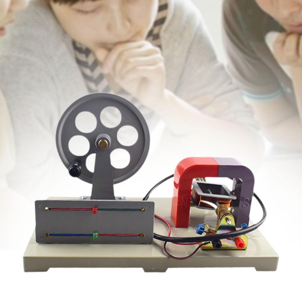 Hand Crank Generator Physics Experiment Education Tool for High School