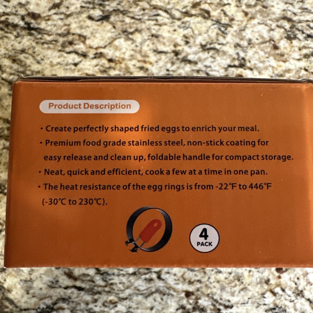 Yubng Professional Egg Ring Set