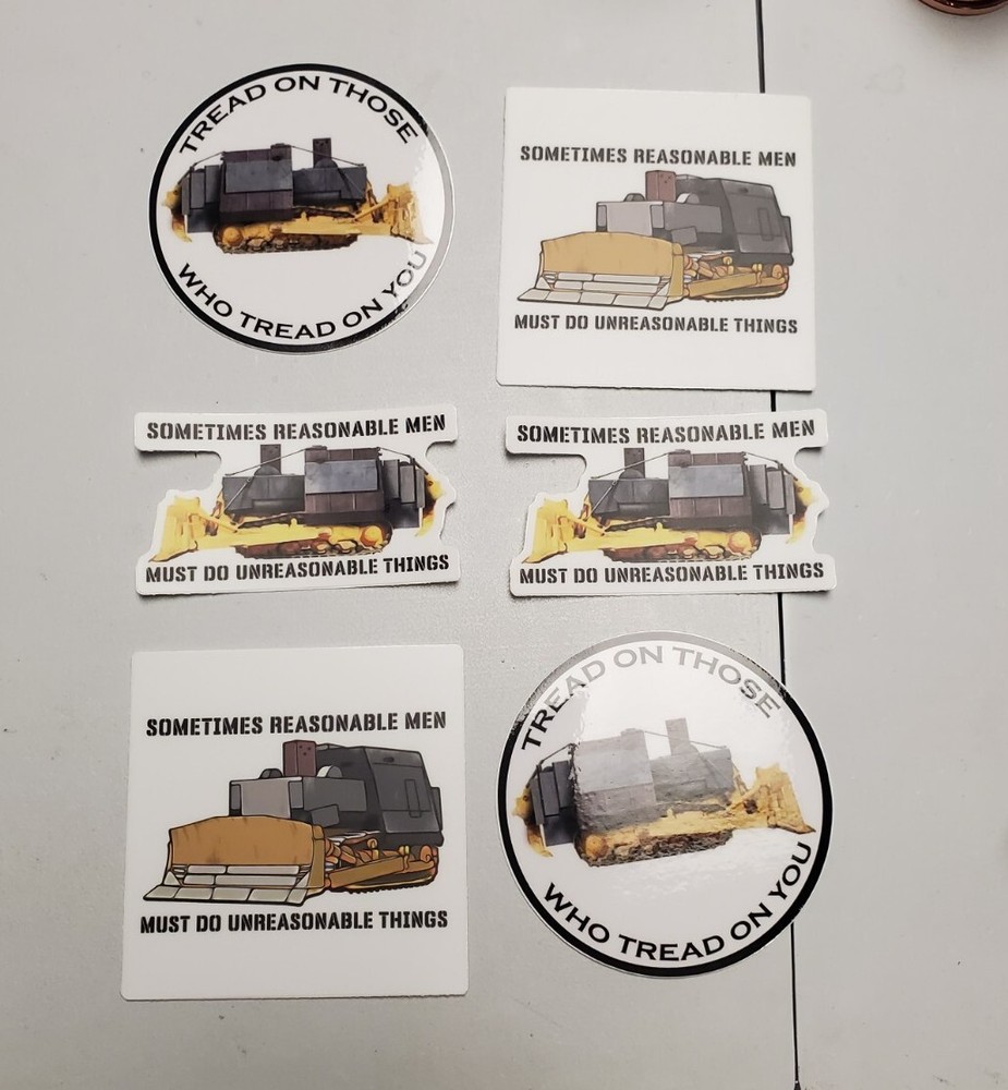 KILL DOZER KILLDOZER Stickers 6 pack LOT two each