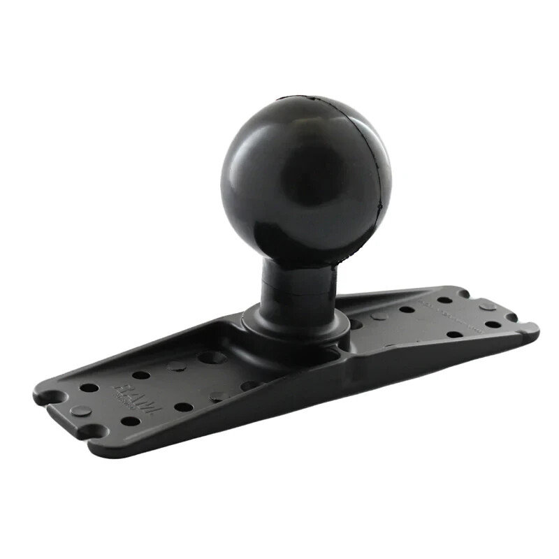 RAM Mount Heavy Duty 3.38" Dia. E-Ball On Rectangular Large Plate RAM-E-111BU