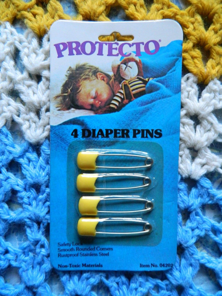 Protecto 4 Diaper Pins
