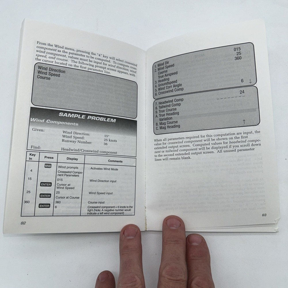 Tech star Pro Owners Manual Jeppesen Flight Computer & Organizer