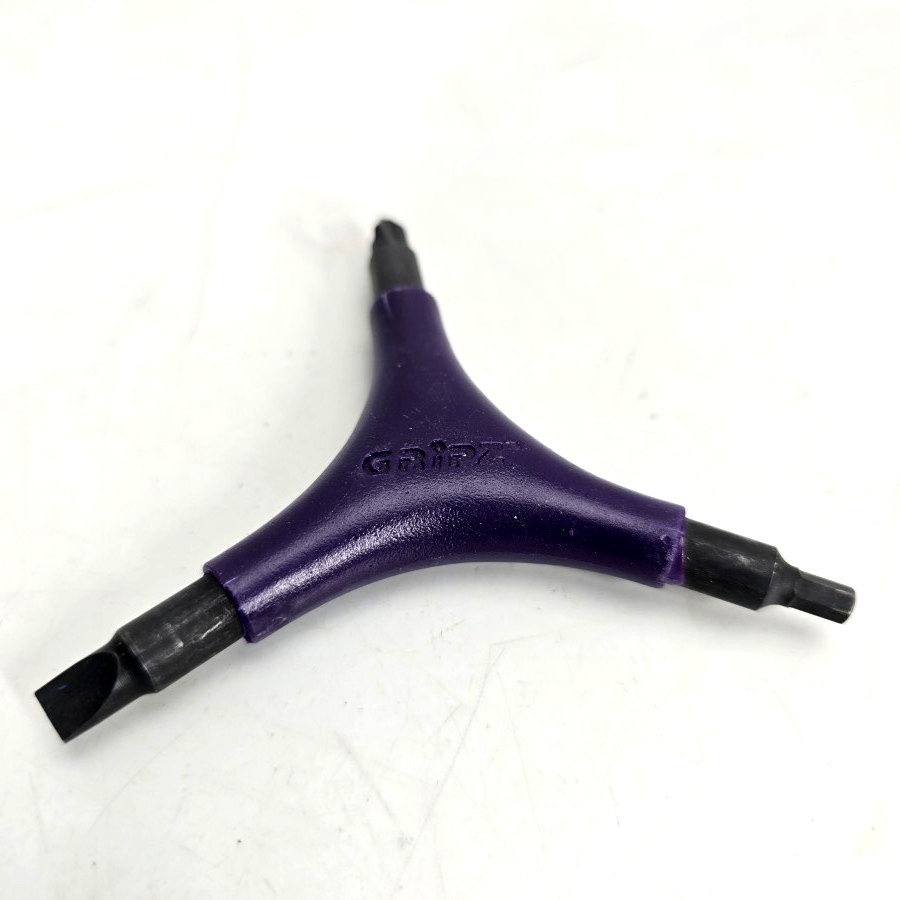 Gripz Inline Skate Tool 6 Tools 4 Mm Hex Rotate Wheels Remove Bearings 2 Screwdr