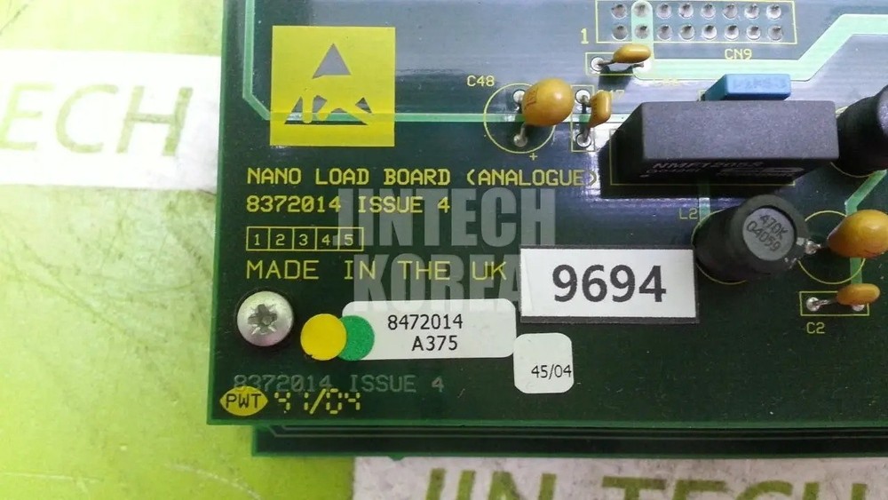 NANO LOAD 8372014 ISSUE 4 / 8472013 Tested